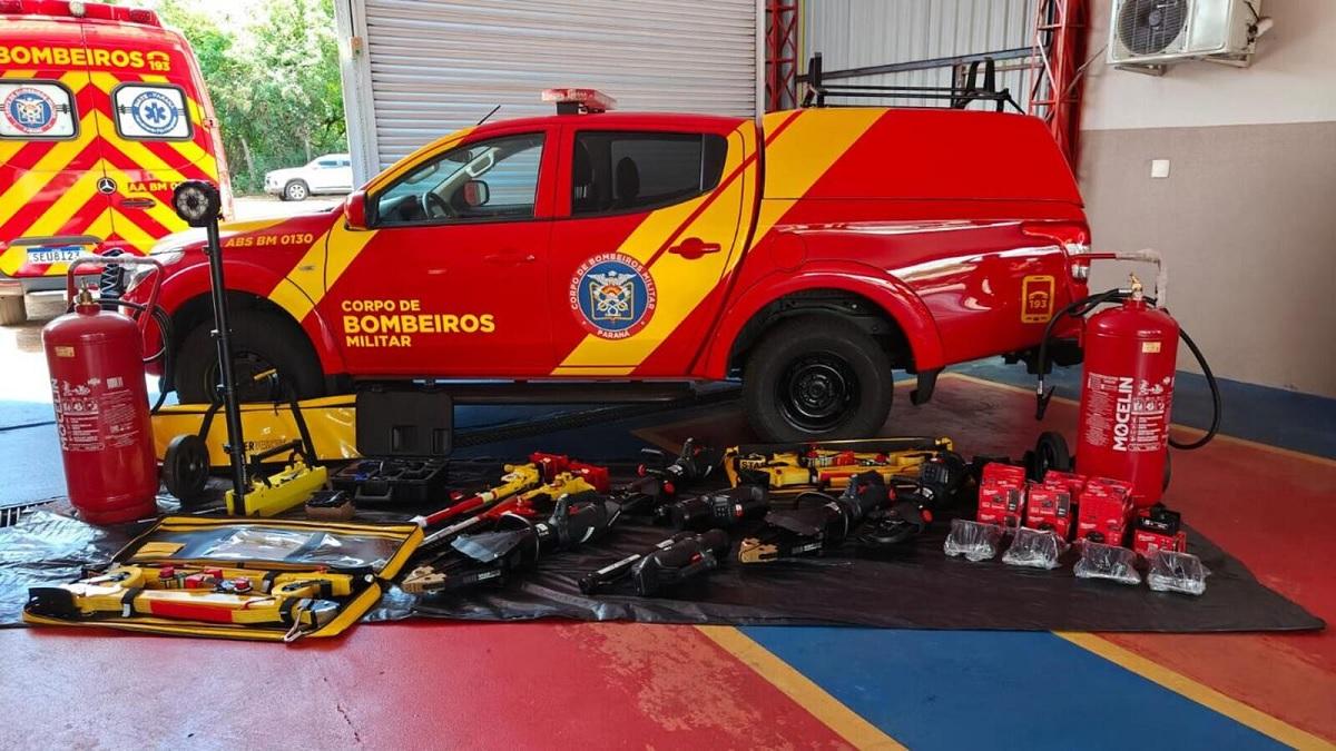 Corpo de Bombeiros de Toledo recebe R$ 1 milhão em equipamentos