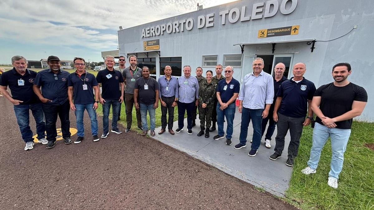 Aeroporto de Toledo passa por inspeção da FAB