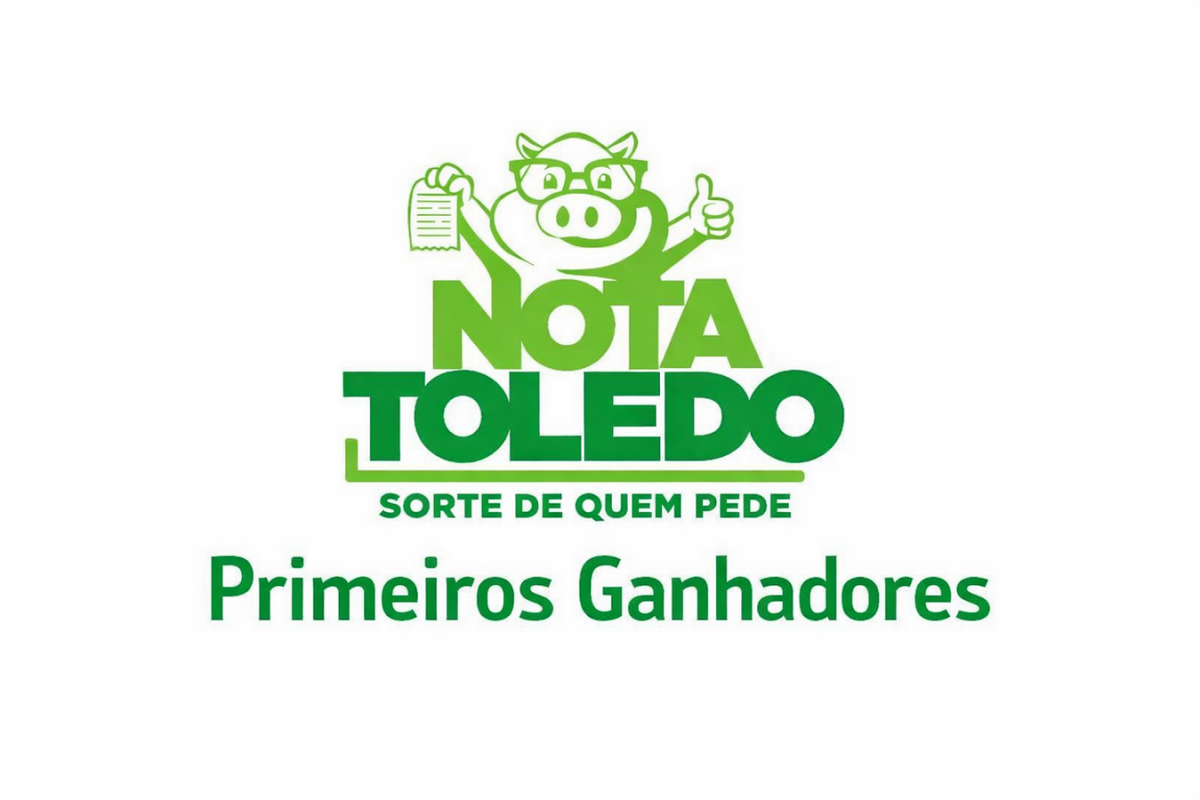 Nota Toledo divulga relação de ganhadores do primeiro sorteio