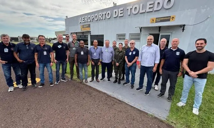 Aeroporto de Toledo passa por inspeção da FAB
