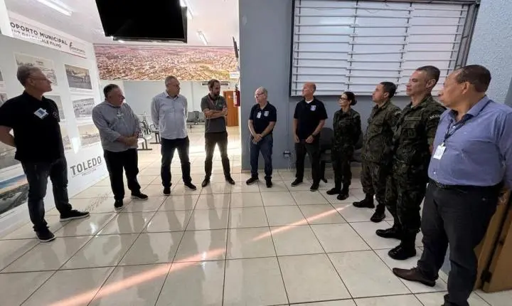 Aeroporto de Toledo passa por inspeção da FAB