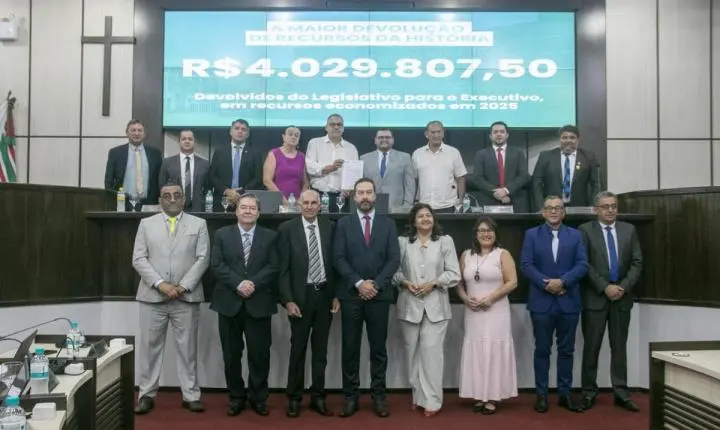 Câmara de Toledo repassa R$ 4 milhões para a Prefeitura