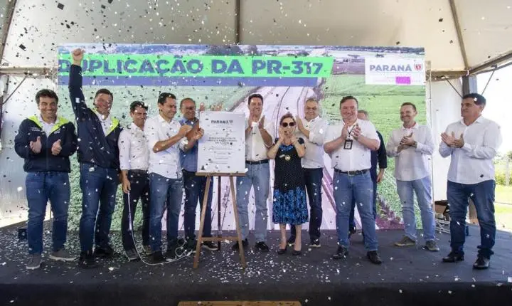 Com participação especial do governador Ratinho Junior, Toledo inaugura duplicação da PR-317