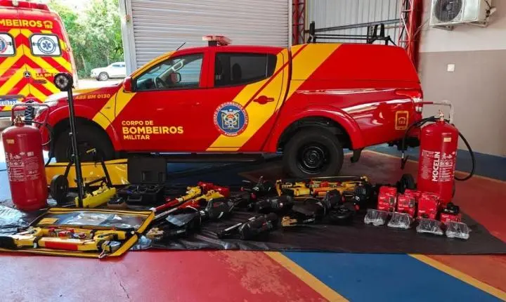 Corpo de Bombeiros de Toledo recebe R$ 1 milhão em equipamentos