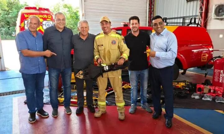 Corpo de Bombeiros de Toledo recebe R$ 1 milhão em equipamentos