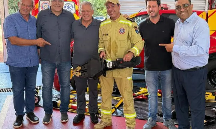 Equipamentos de resgate de última geração chegam ao Corpo de Bombeiros graças a emenda do Deputado Sperafico
