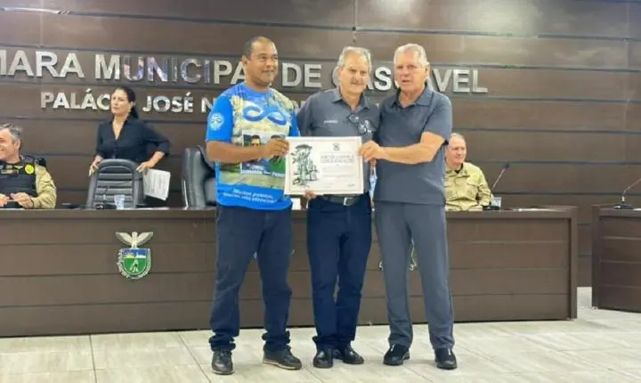 Madril e Dilceu Sperafico promovem homenagens às forças de segurança pelo brilhante trabalho em Cascavel