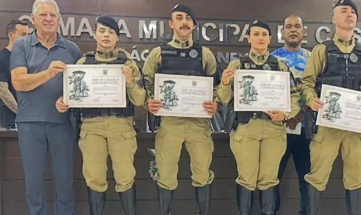 Madril e Dilceu Sperafico promovem homenagens às forças de segurança pelo brilhante trabalho em Cascavel