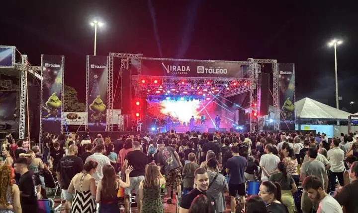 Virada Cultural: 10 mil pessoas prestigiam a 14ª edição em Toledo